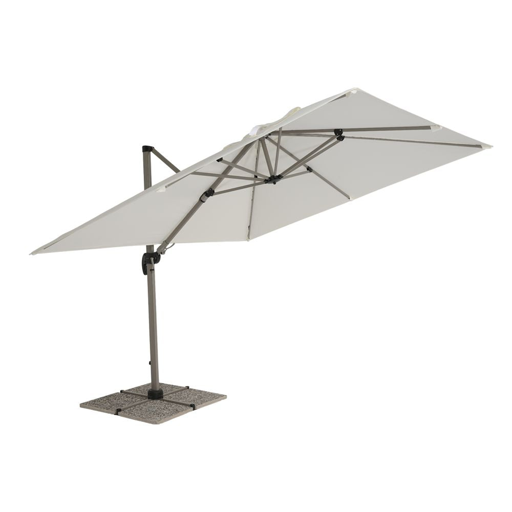 Ombrellone a Palo Laterale Sanremo Special - Quadrato 3x3 metri
