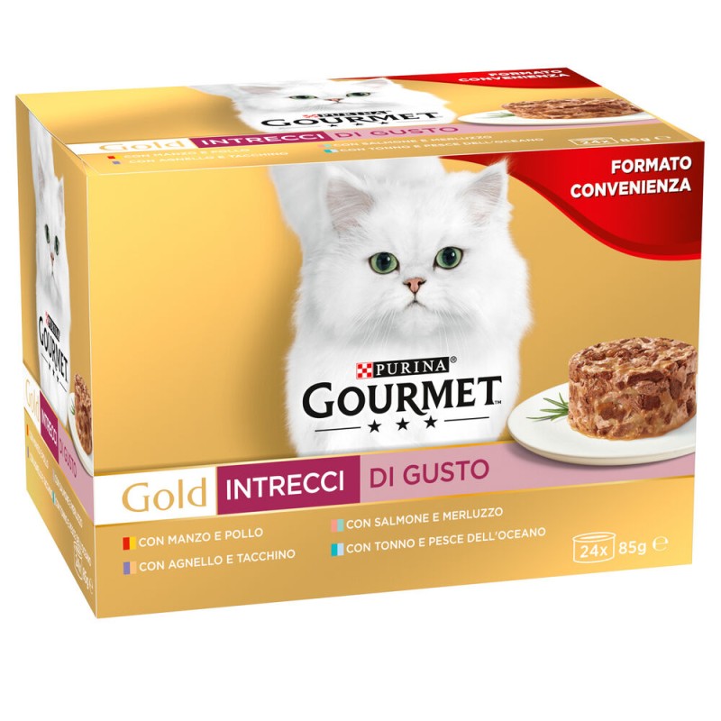 Gourmet Gold Multipack Intrecci 24 x 85 gr