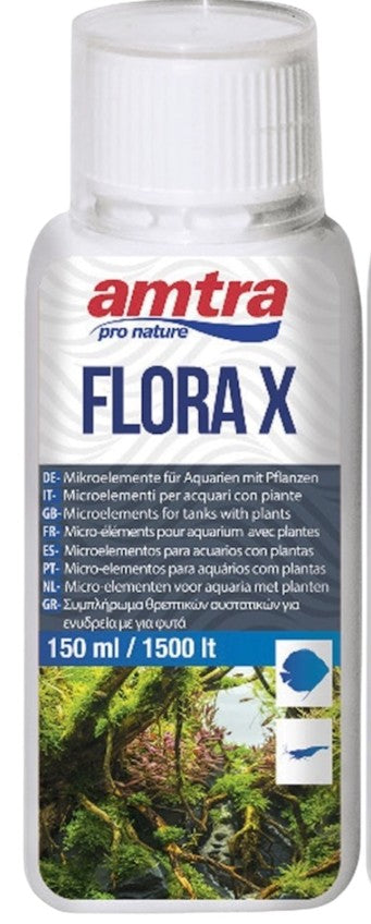Amtra Flora X fertilizzante per piante d'acquario con microelementi