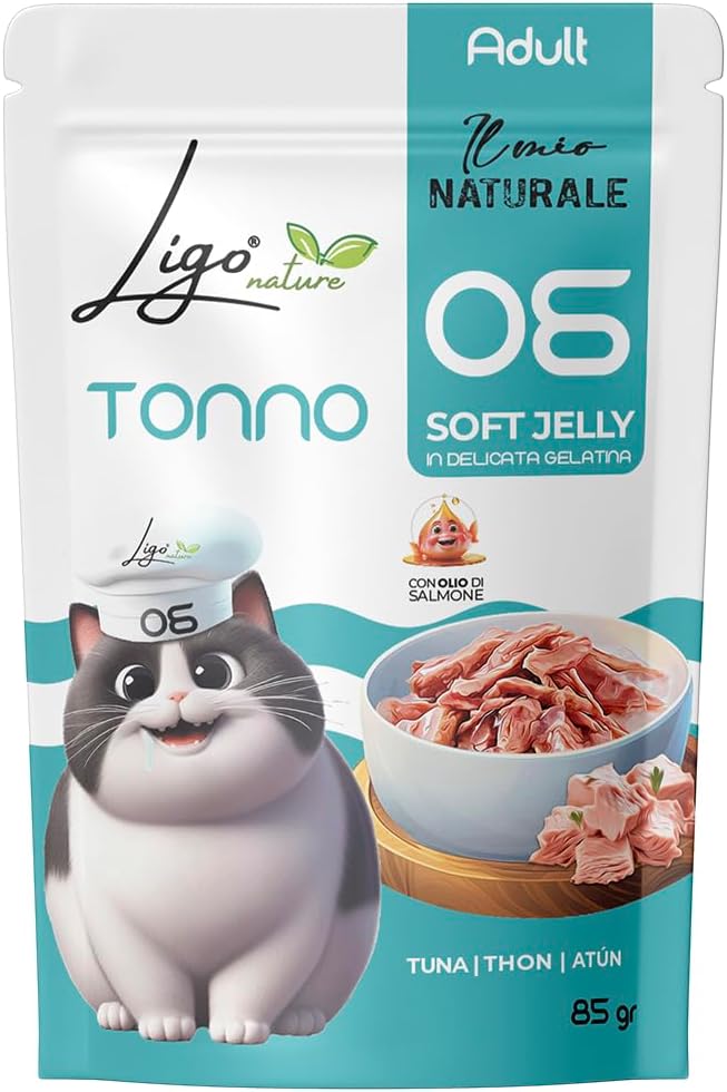 Ligo Nature 06 alimento in Jelly per Gatti Adulti - tonno 85 gr