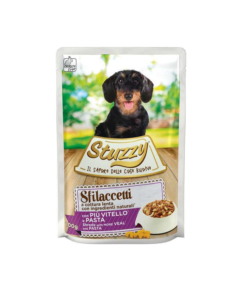 StuzzyDog Busta alimento in sfilaccetti per cani 100g