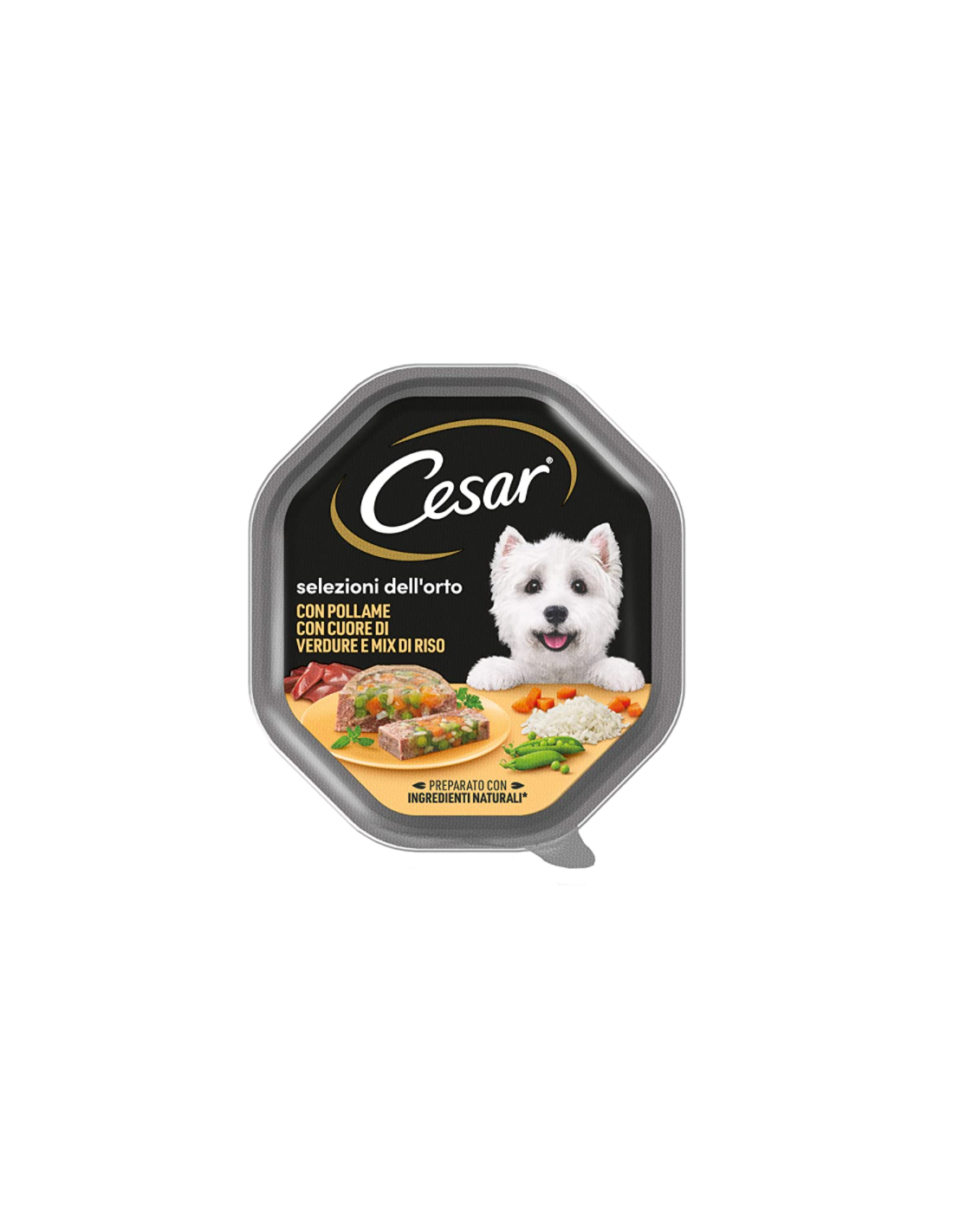 Cesar cuore di verdure vaschette per cani 150 gr - Iperverde