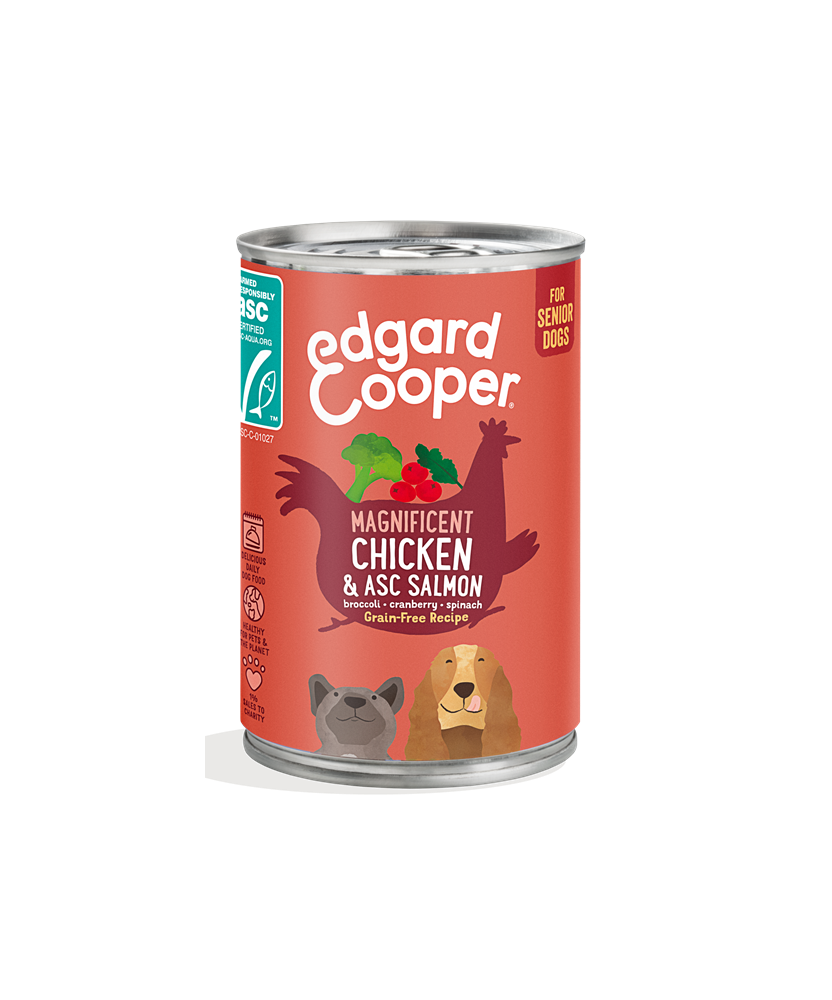 Edgard&Cooper per cani senior senza cereali lattina 400 gr - Iperverde