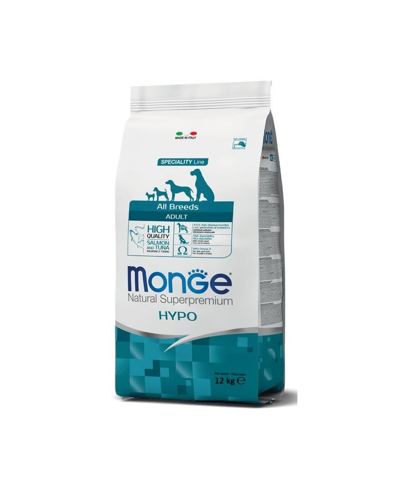 monge hypoallergenic tonno e salmone 12kg