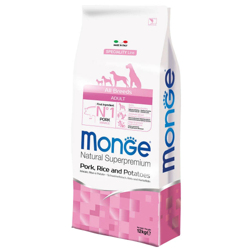 monge monoproteico all breed con maiale 12kg