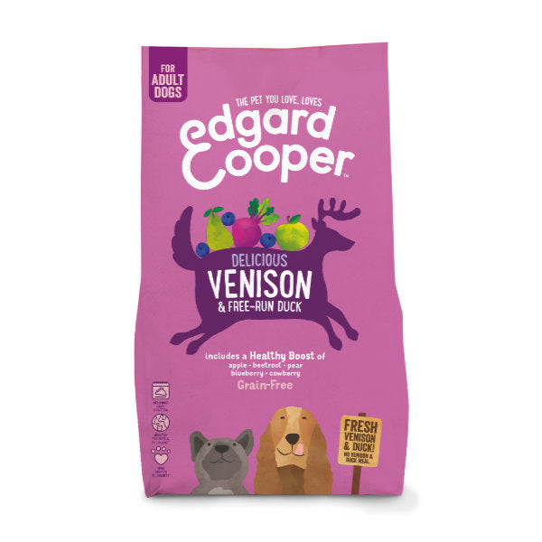 Edgard & Cooper Adult Dog Small - Cervo e Anatra 3 kg