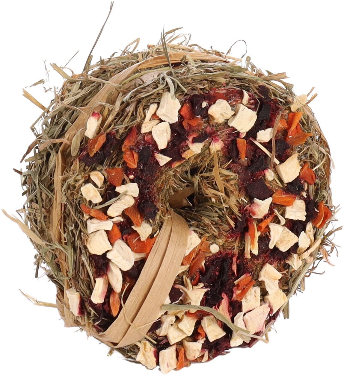 Snack per Roditori Donut al fieno con pastinaca, barbabietola & carota 65g