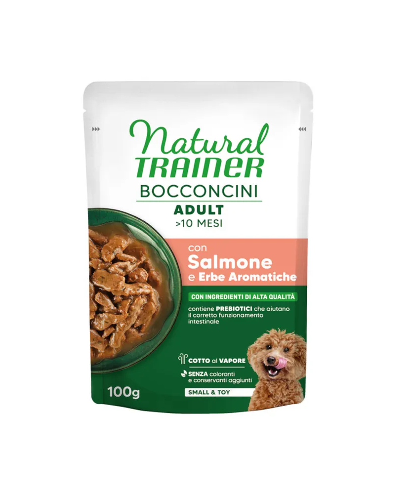 natural trainer per cani small&toy busta 100 gr