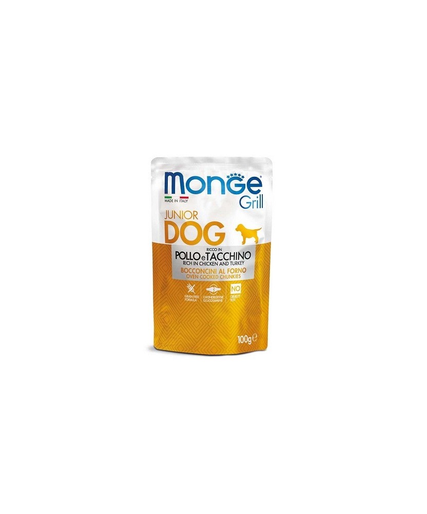 monge grill busta puppy per cani 100gr