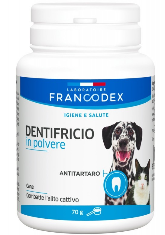 Dentifricio in polvere per gatti/cani 70 gr