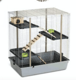 LEOPET Käfig für Nager, Cody, Chrom