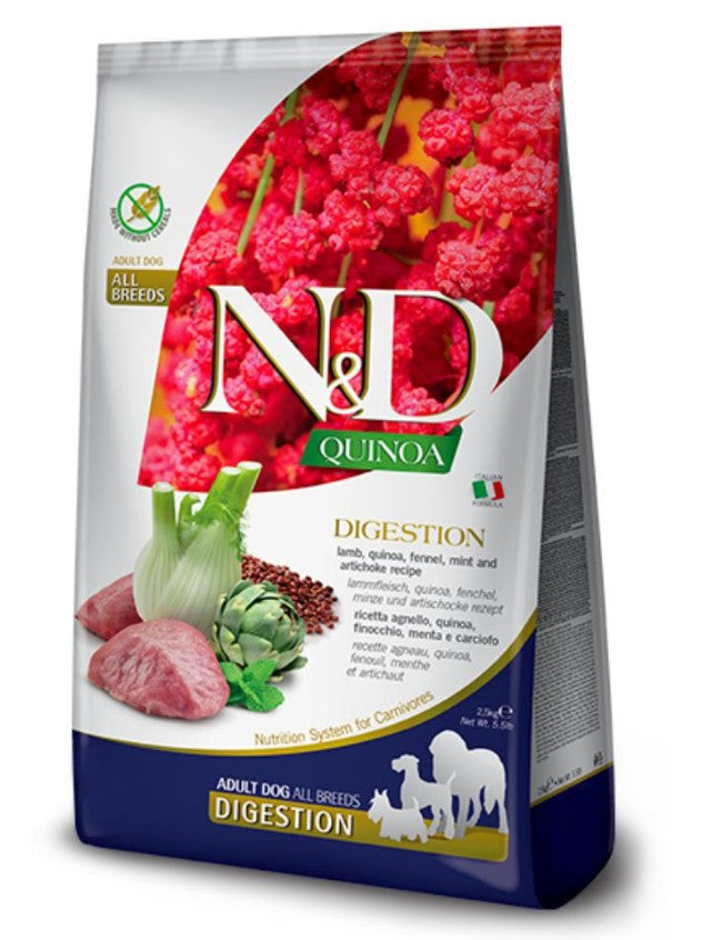 N&D Quinoa Dog digestione agnello 2,5 kg