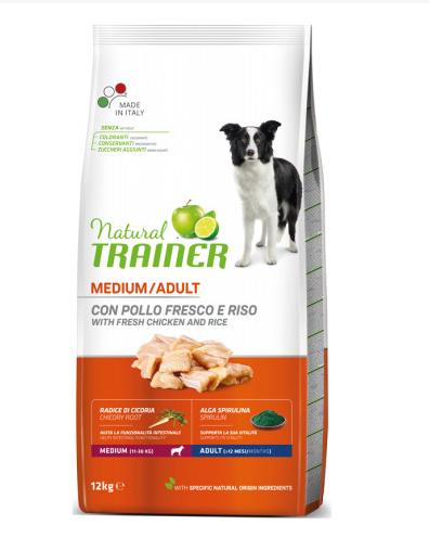 Natural Trainer Medium Adult frisches Huhn und Reis