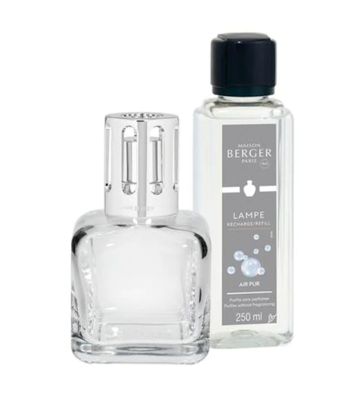 Casket with transparent Glacon lamp