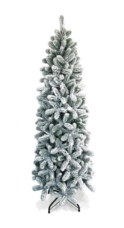 Albero di Natale artificiale Royal Slim Innevato in Pe