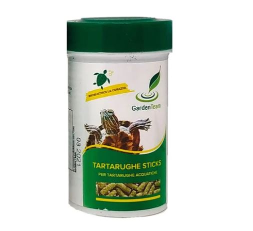 Food for aquatic turtles in sticks