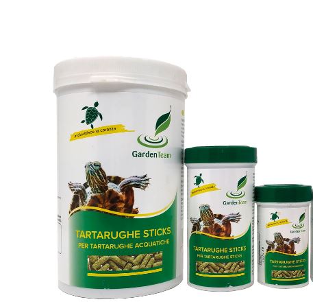 Food for aquatic turtles in sticks