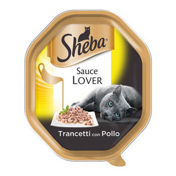 Wet cat food Sheba sauce lovers 85 gr