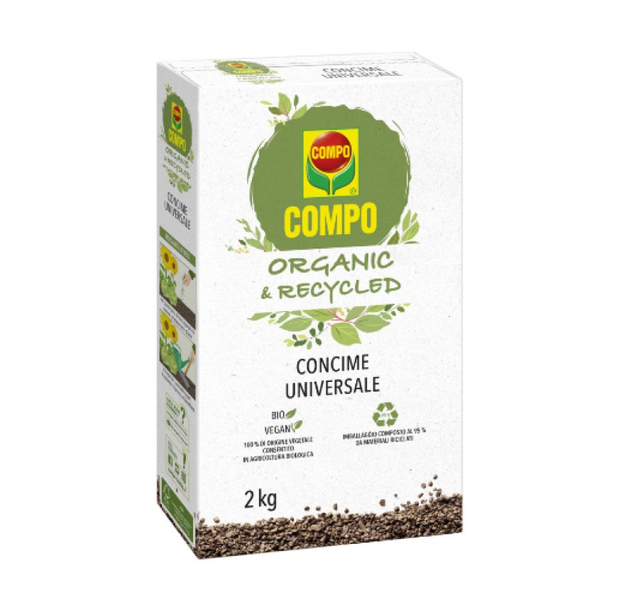 Organic and Recycled vegan universal granular fertilizer 2 kg