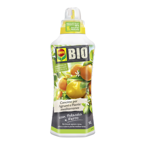 Concime liquido biologico per limoni, agrumi e piante mediterranee 1 l - Iperverde