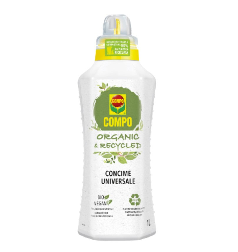 Organic Vegan Organic and Recycled universal liquid fertilizer 1 l