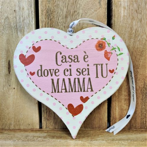 Scented Heart - Home where you are Mom