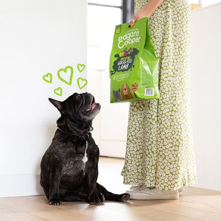 Edgard & Cooper - Frisches, getreidefreies Trockenfutter für ausgewachsene Tiere mit grasgefüttertem Lamm