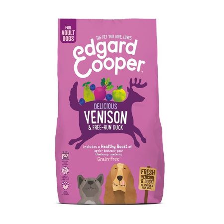 Edgard & Cooper - Frische, getreidefreie Wild- und Entenkroketten für ausgewachsene Tiere aus Freilandhaltung