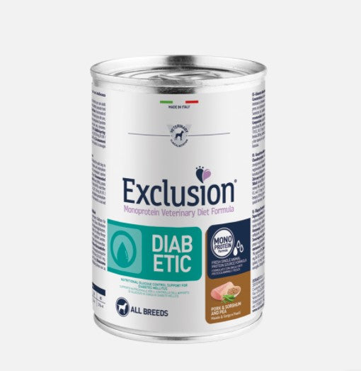 Exclusion - Diabetic Dog - pork and sorghum - 200gr