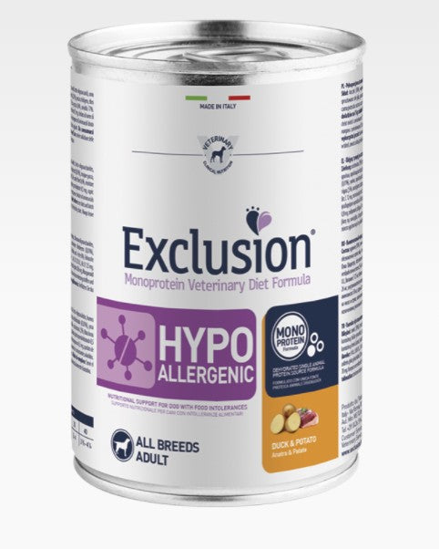 Exclusion - Hypoallergenic Dog - anatra e patate - 400gr