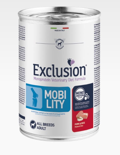 Exclusion - Mobility Dog - pork and rice - 400gr