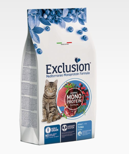 Exclusion - Monoproteico - Gatto adulto - tonno - 1,5kg