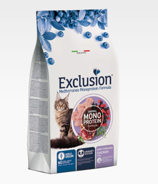 Exclusion - Monoproteico - Giant Sterilized Cat - chicken - 1,5kg