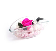 Flowercube stabilized composition Stone effect boat 6,5x8x16 cm