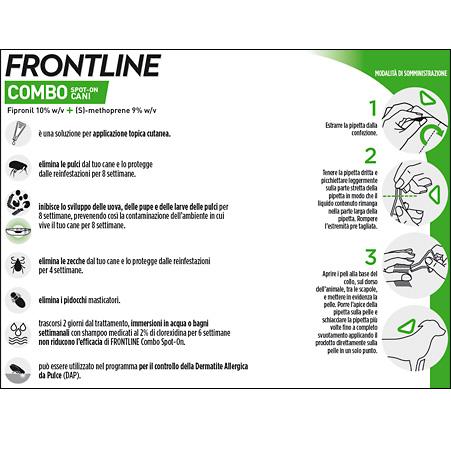 Frontline Combo soluzione spot-on per cani 10-20 kg da 3 pipette