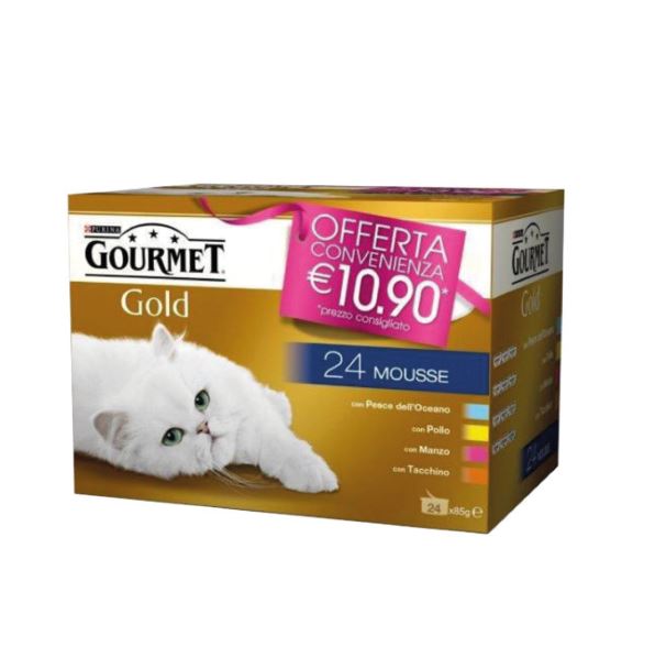 Gourmet gold mousse multipack 24 x 85 gr