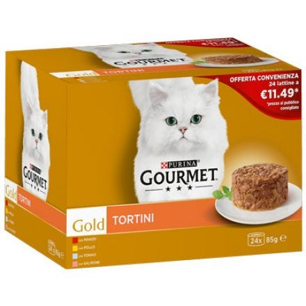 Gourmet gold tortini multipack 24 x 85 gr