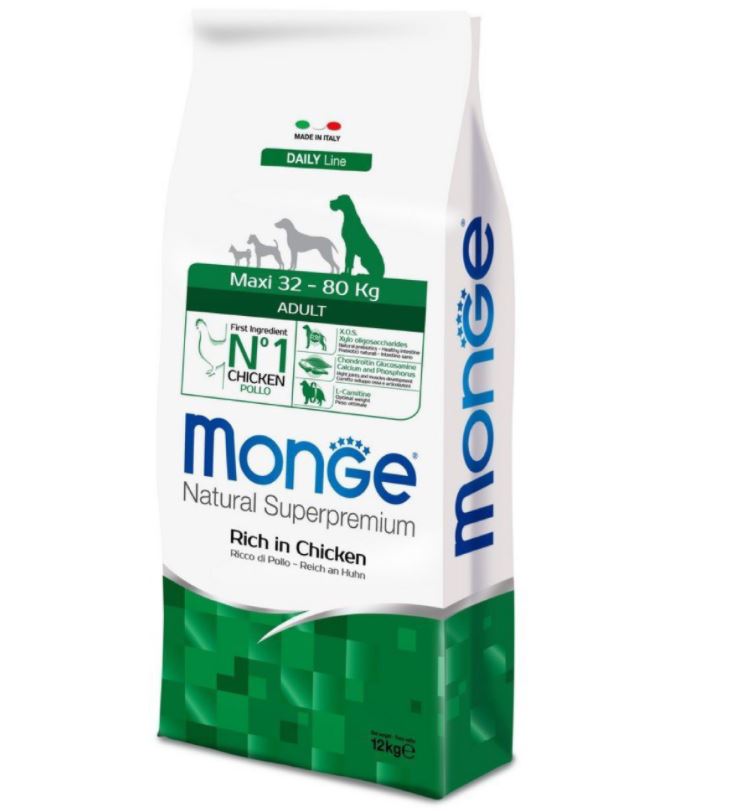 Monge Hund Erwachsener Maxi Huhn 12 kg