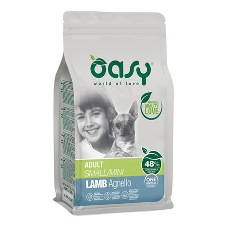 Oasy Dog One protein dry cane adult small mini lamb