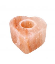 Portacandele sale a forma di cuore