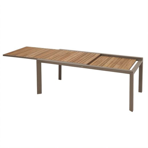 Dining set with extendable garden table from 6 to 12 seats - Bayron model