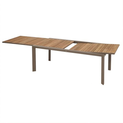 Dining set with extendable garden table from 6 to 12 seats - Bayron model