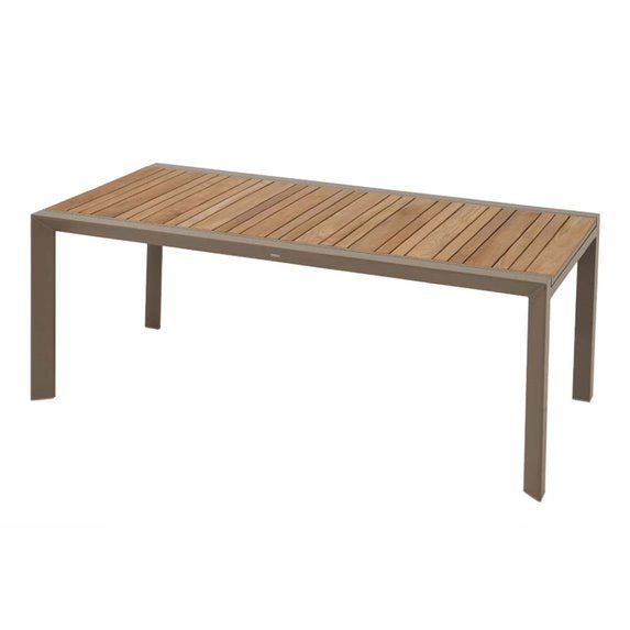 Dining set with extendable garden table from 6 to 12 seats - Bayron model