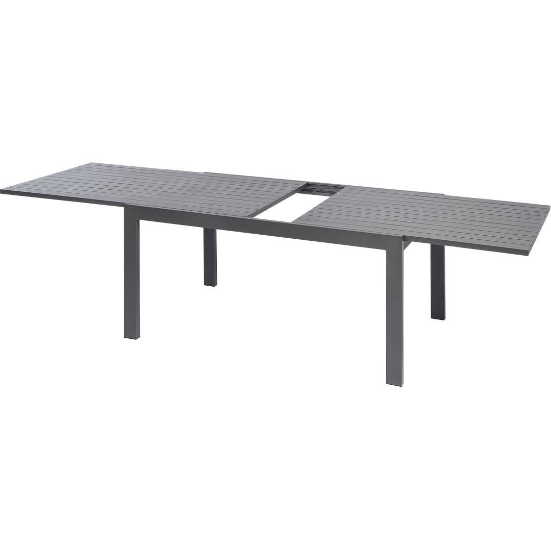 Extendable garden dining set from 6 to 12 seats - model Max