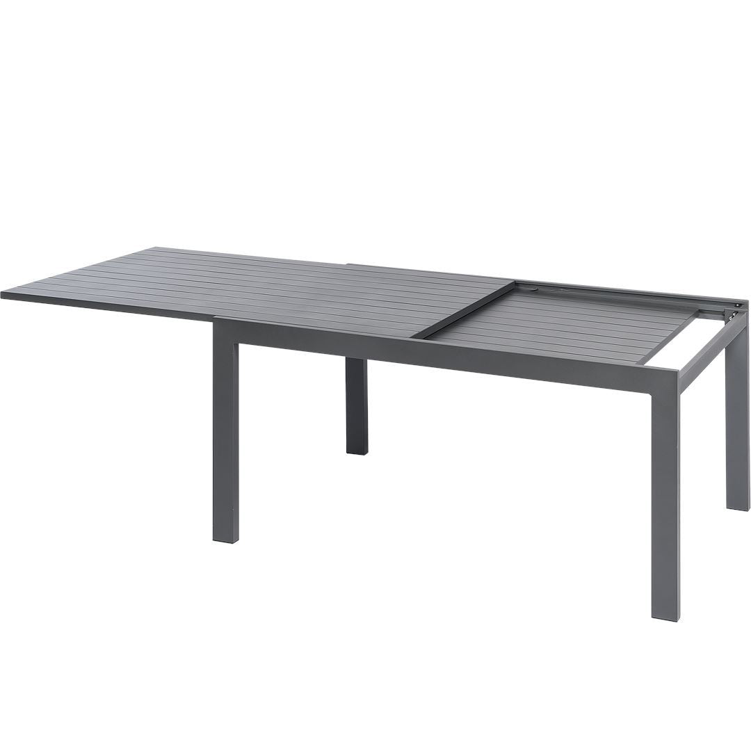 Extendable garden dining set from 6 to 12 seats - model Max