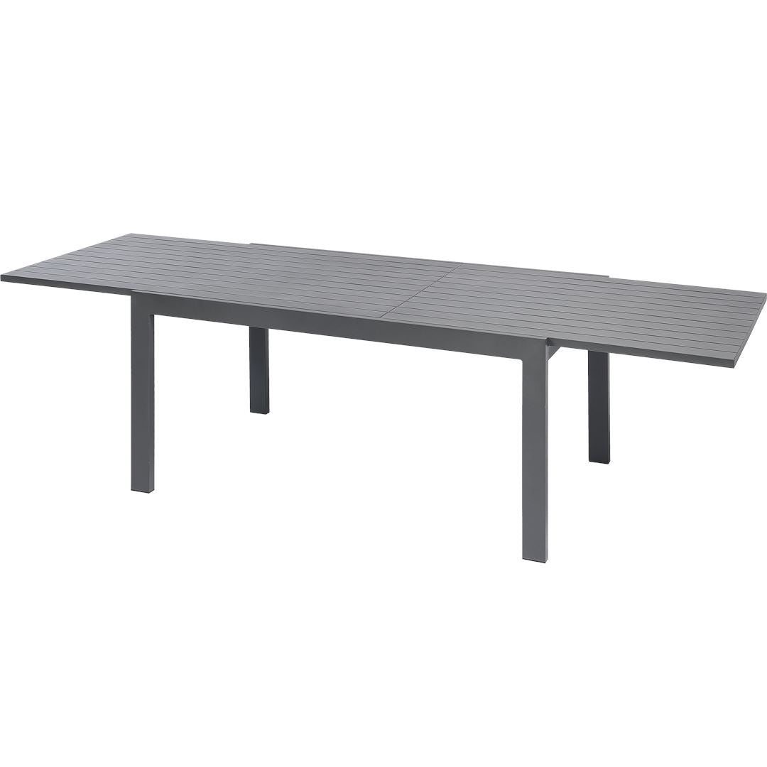 Extendable garden dining set from 6 to 12 seats - model Max