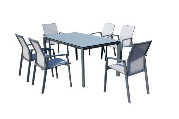 4/6 seater garden dining set - Spring model