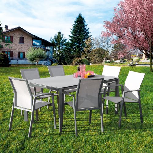 4/6 seater garden dining set - Spring model