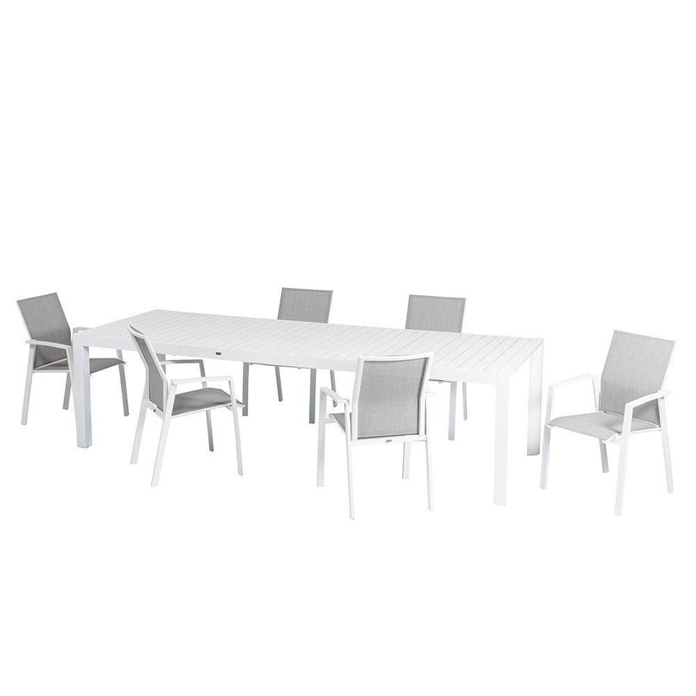 6 to 10 seater garden dining set - Linosa model