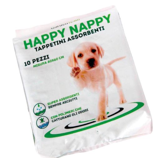 Tappetino Assorbente per cane 60x60 cm 10 pezzi